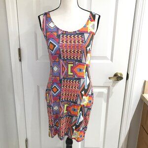 Nollie Pixelated Tribal Dress S